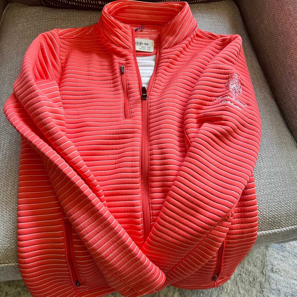 Woman’s NWT Peter Millar zip up jacket- golf size small